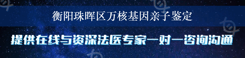 衡阳珠晖区万核基因亲子鉴定